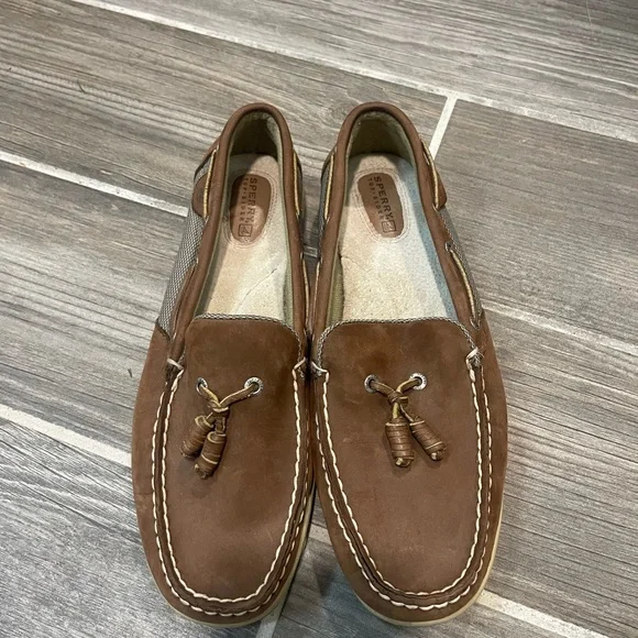 Sperry | Shoes | Sperry Tan Leather Slipon Loafers | Poshmark display picture 1